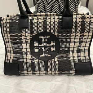 Tory Burch Ella Plaid Tote